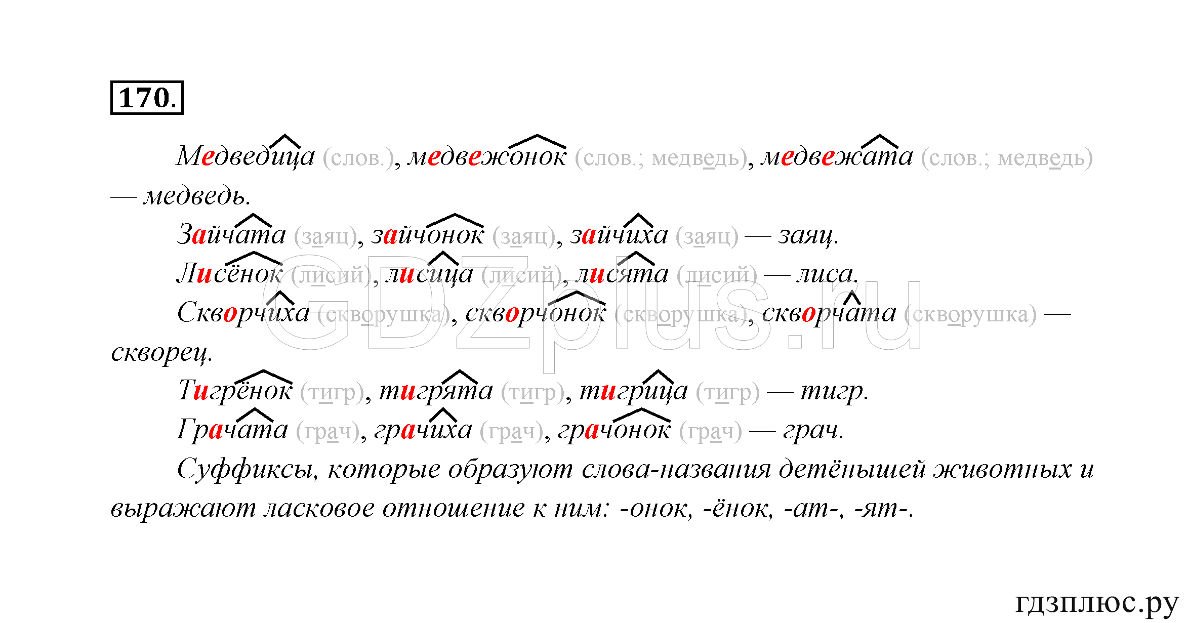 >Русский язык Канакина 3 класс 268