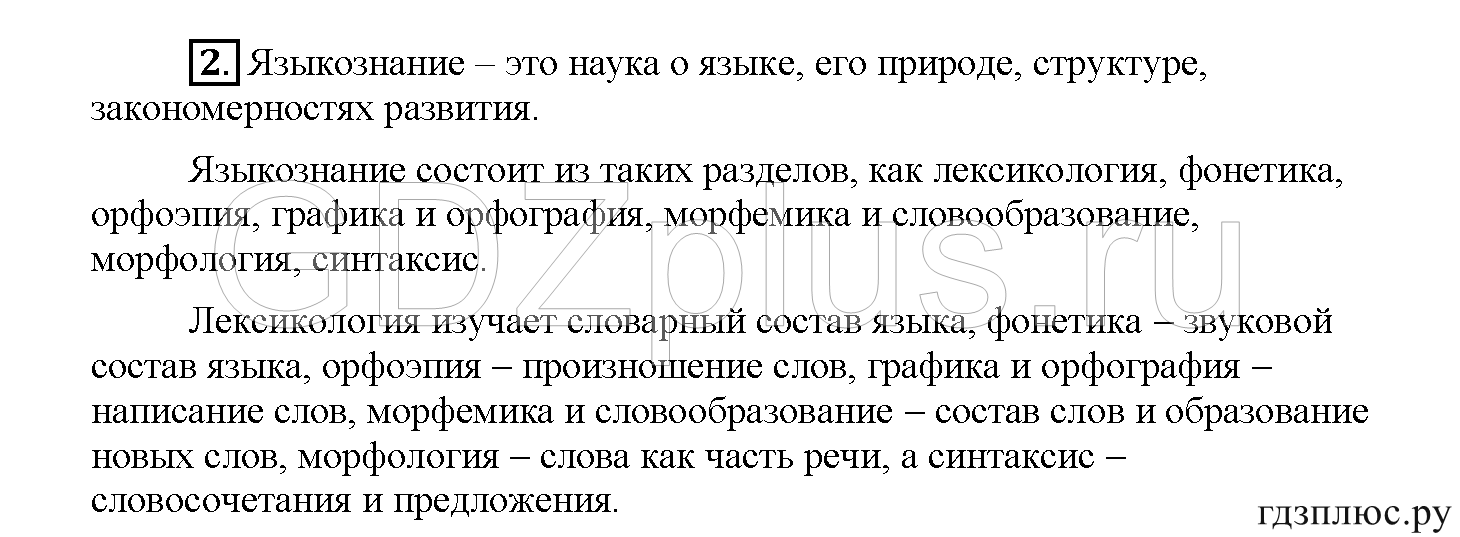 >Русский язык Рыбченкова 5 класс §73, вопросы