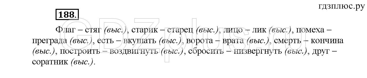 >Русский язык Рыбченкова 6 класс Дополнительные вопросы