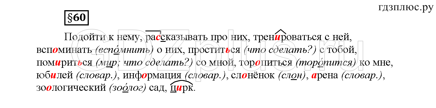 >Русский язык Рыбченкова 6 класс Дополнительные вопросы