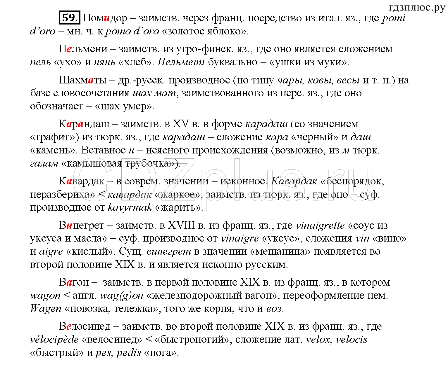 >Русский язык Рыбченкова 6 класс Дополнительные вопросы