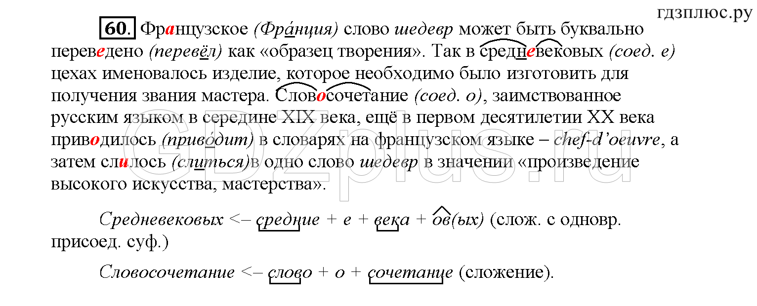 >Русский язык Рыбченкова 6 класс Дополнительные вопросы