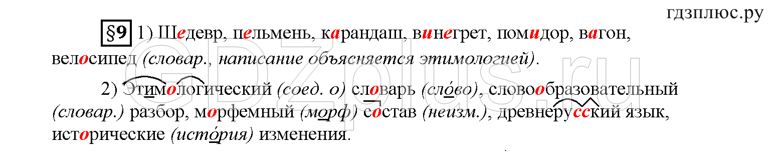 >Русский язык Рыбченкова 6 класс Дополнительные вопросы