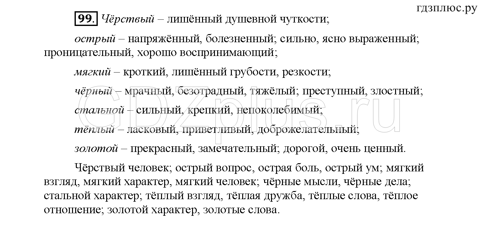 >Русский язык Рыбченкова 6 класс Дополнительные вопросы